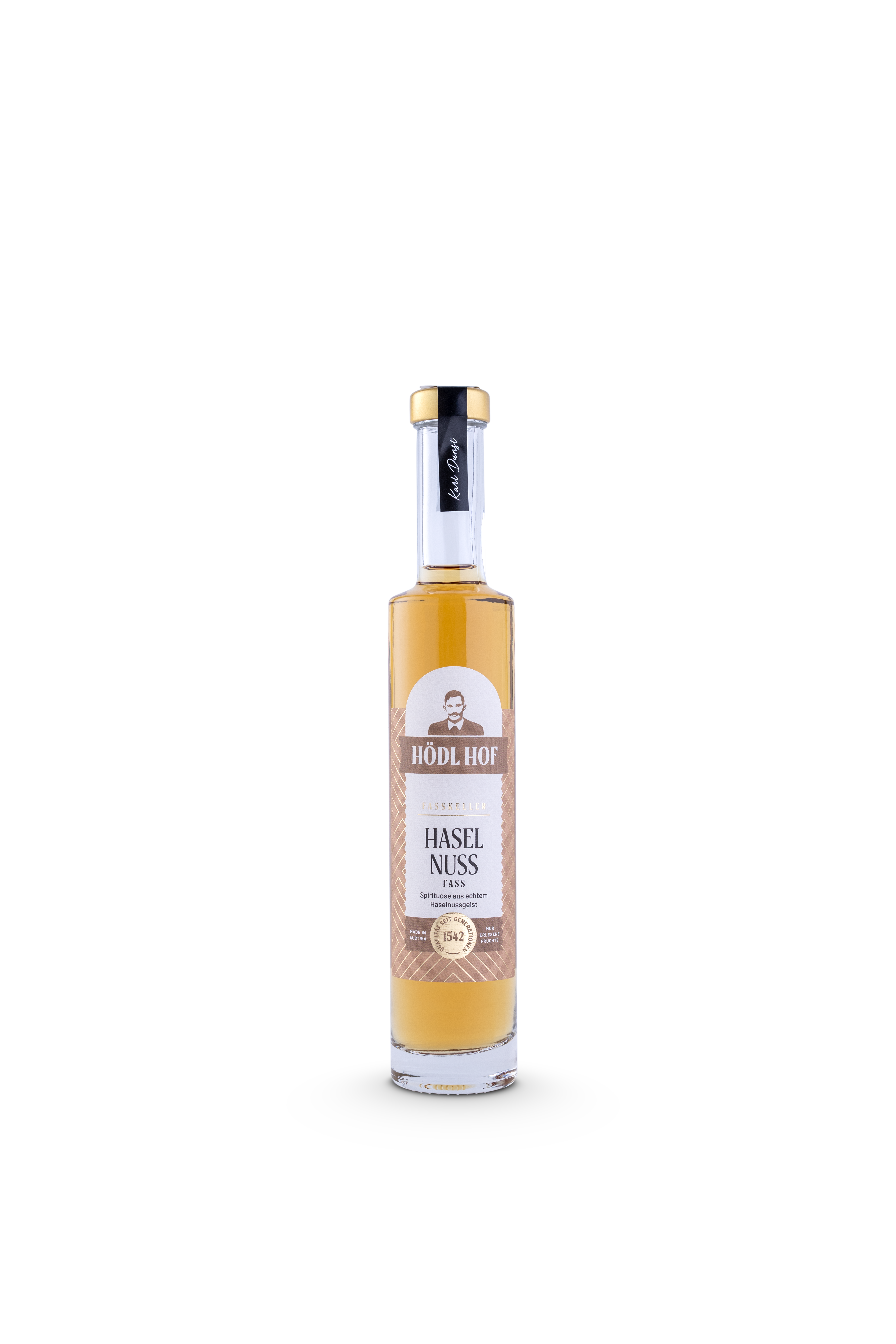 Hödl Hof Haselnuss Fass Schnaps Fassgelagert | 38% Vol. | 0,2l