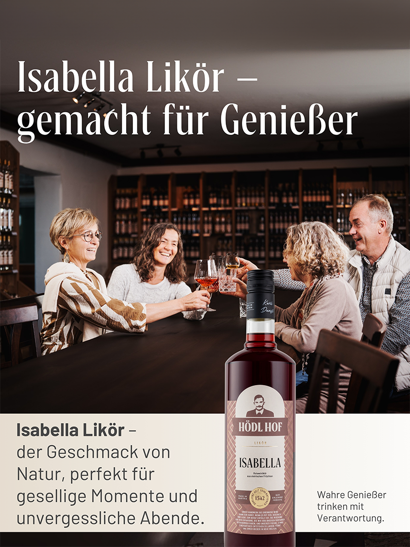 Hödl Hof "Uhudler" Isabella Likör | 20% Vol. | 1,0l