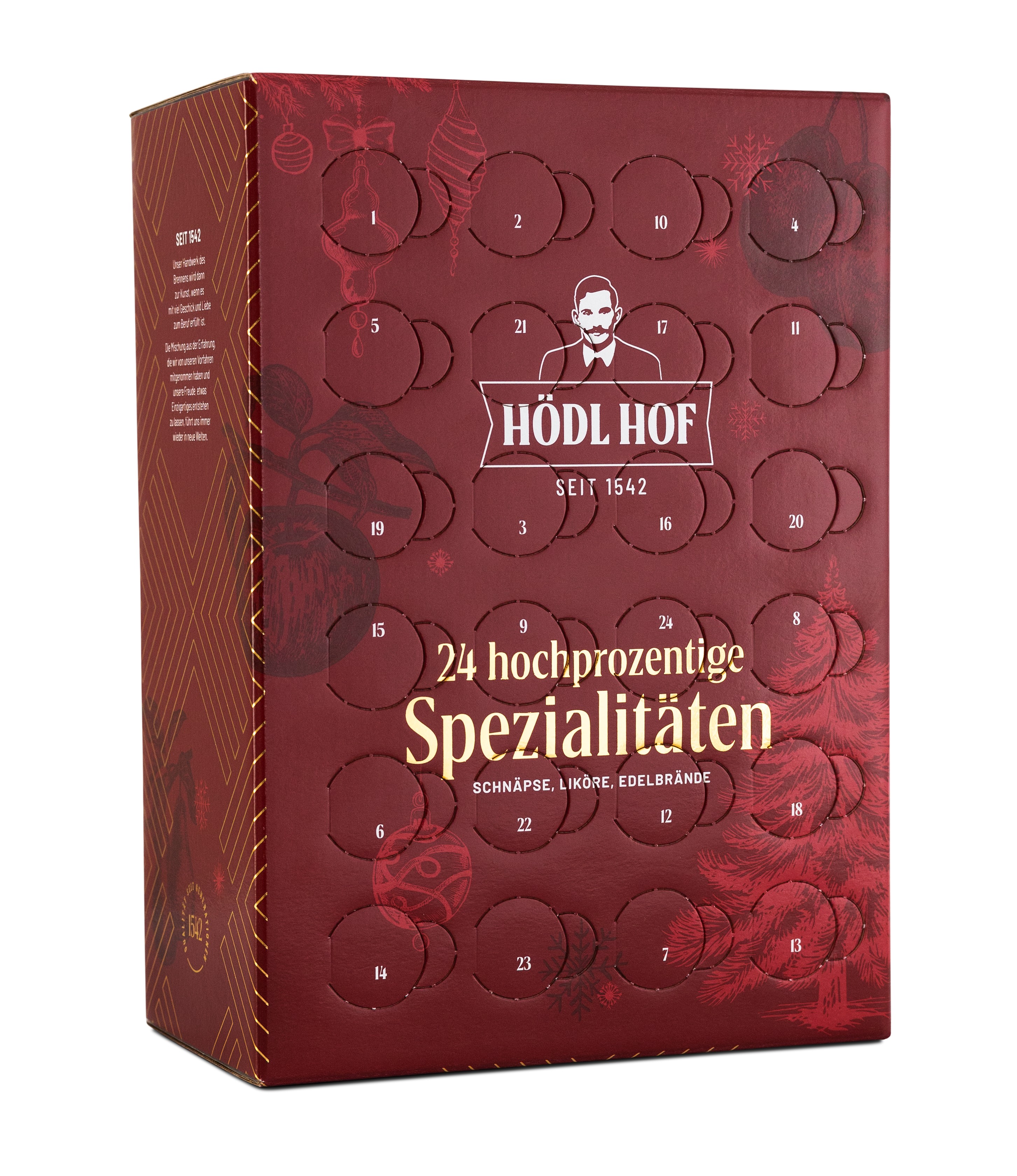 Hödl Hof Adventkalender | Vol. 31,7% | 24 ausgesuchte Miniaturen 0,02l