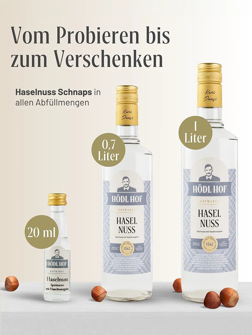 Hödl Hof Haselnuss Schnaps | 33% Vol. | 1,0l