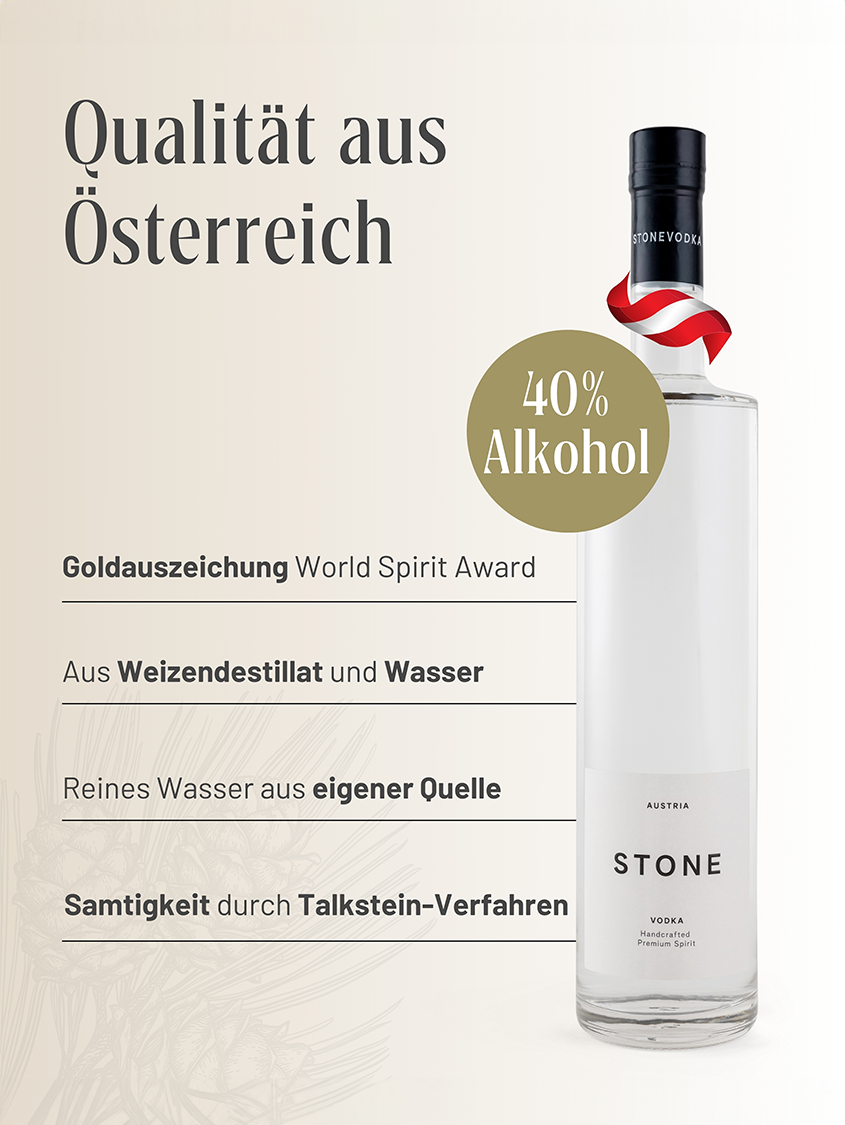 Stone Vodka | Vol 40 % | 0,7l
