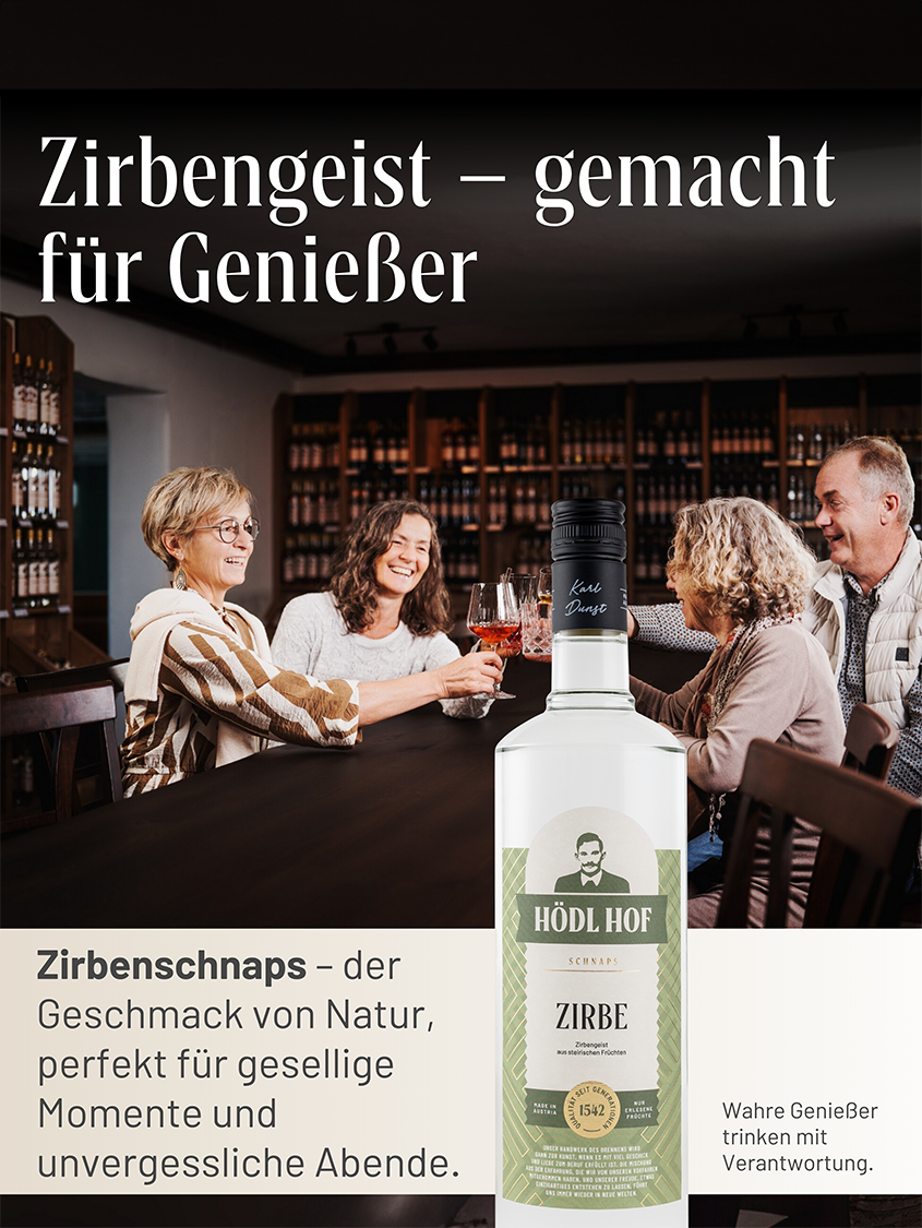 Hödl Hof Zirbe Geist | 38% Vol. | 1,0l