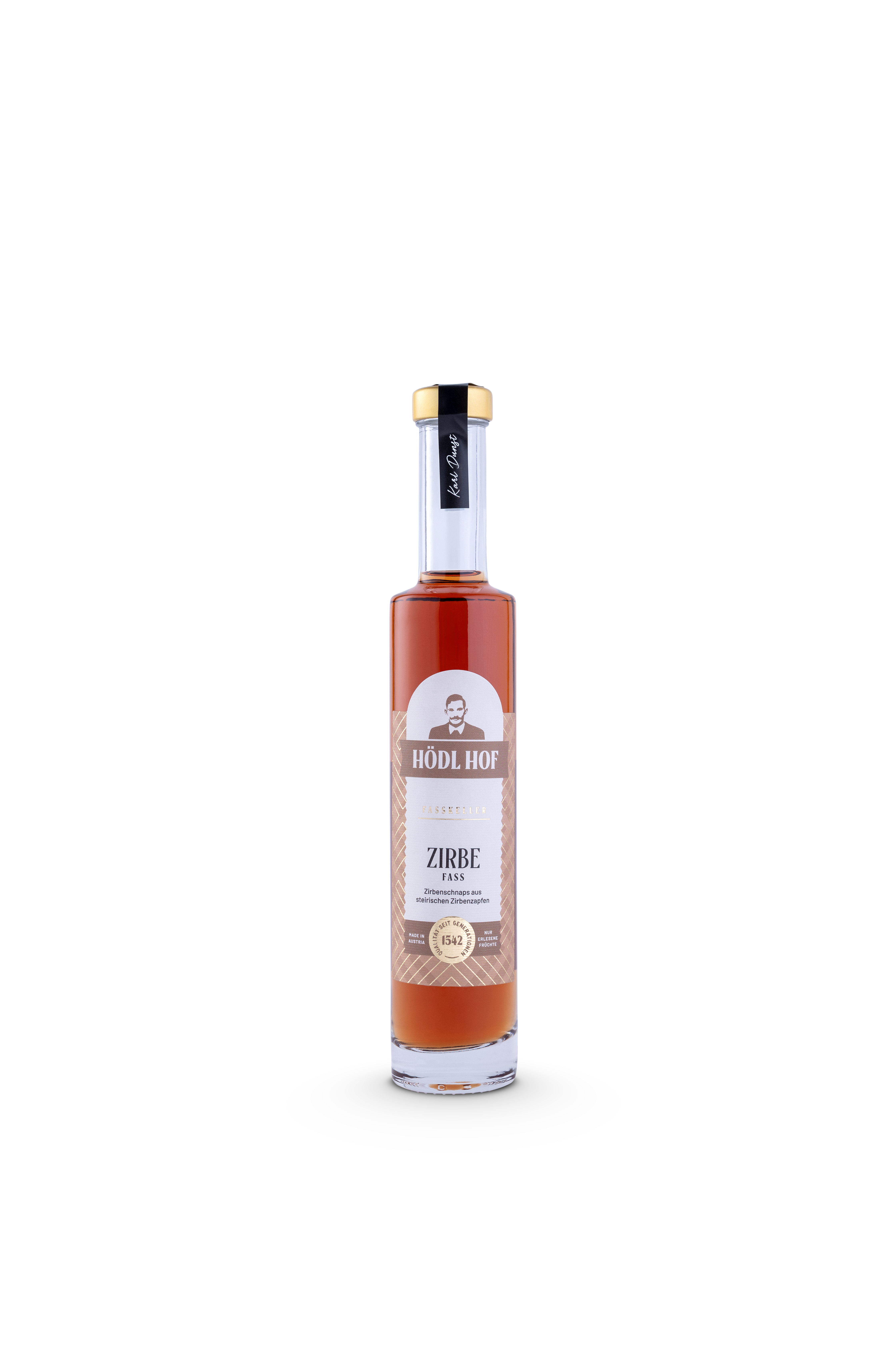 Hödl Hof Zirbe Fass Schnaps Fassgelagert | 38% Vol. | 0,2l