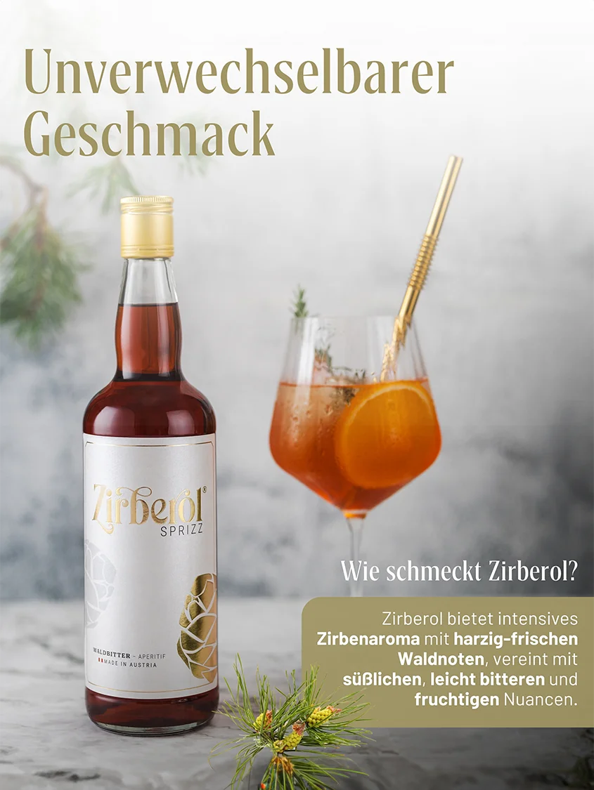 Zirberol Sprizz Waldbitter | 16% Vol. | 0,7l 
