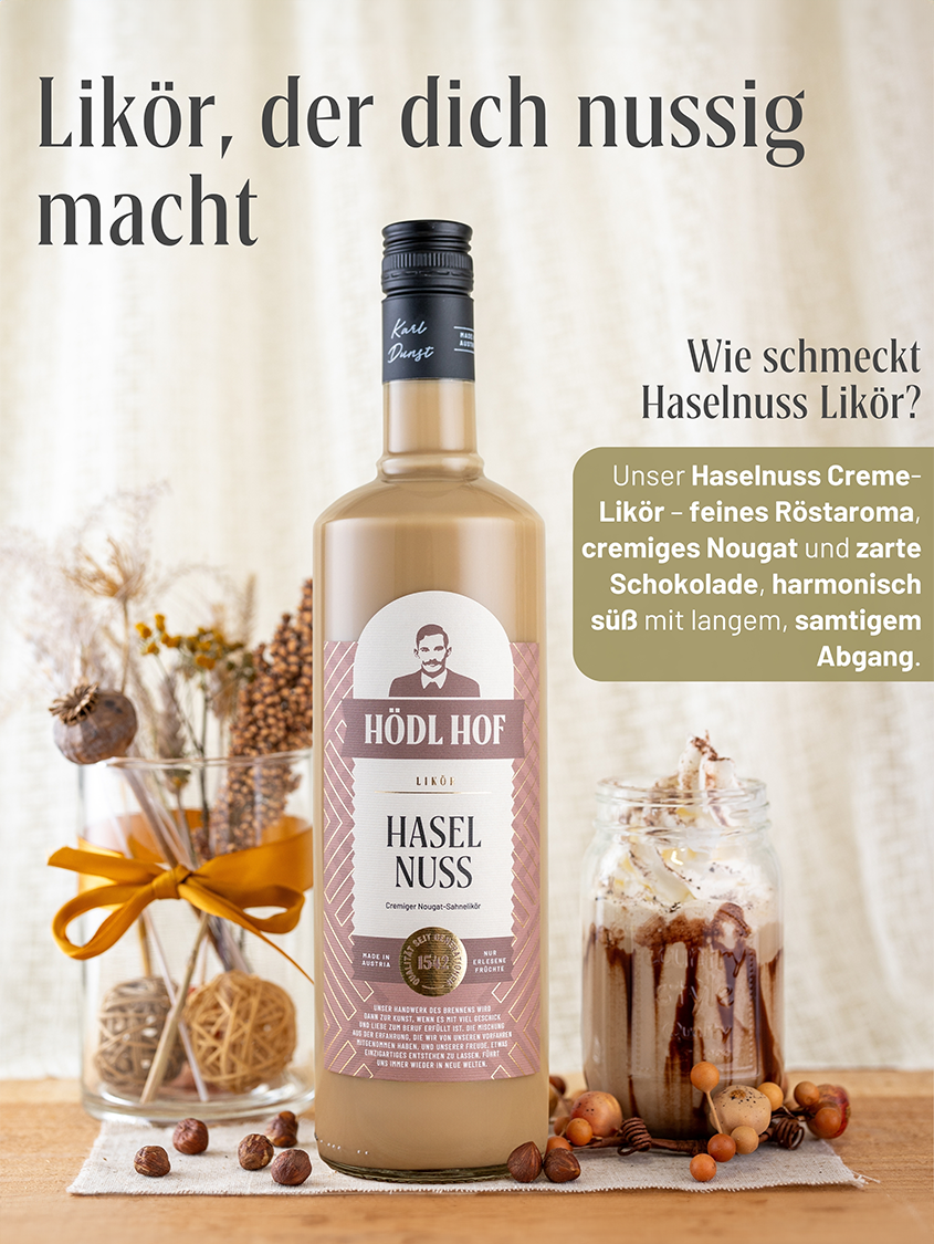 Hödl Hof Haselnuss Cremelikör | 16% Vol. | 0,5l