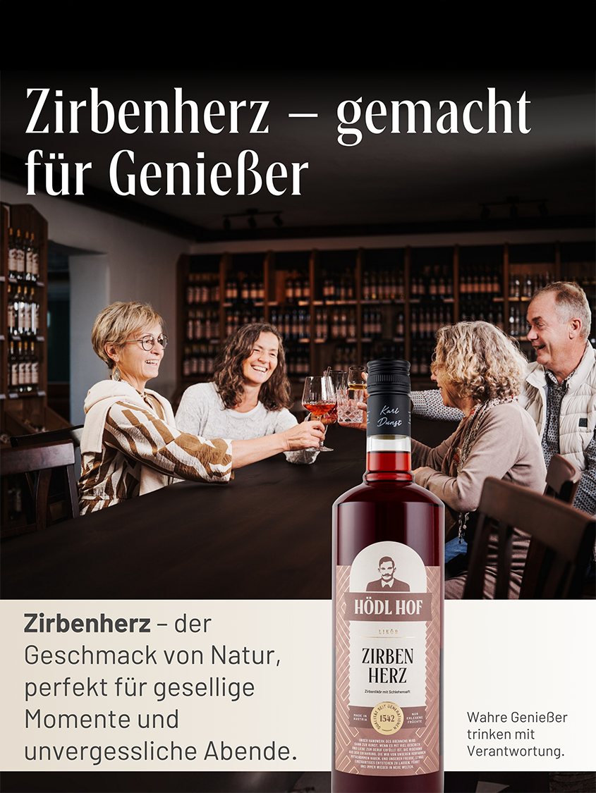 Hödl Hof "Zirbenherz" Zirbenlikör | 20% Vol. | 0,5l